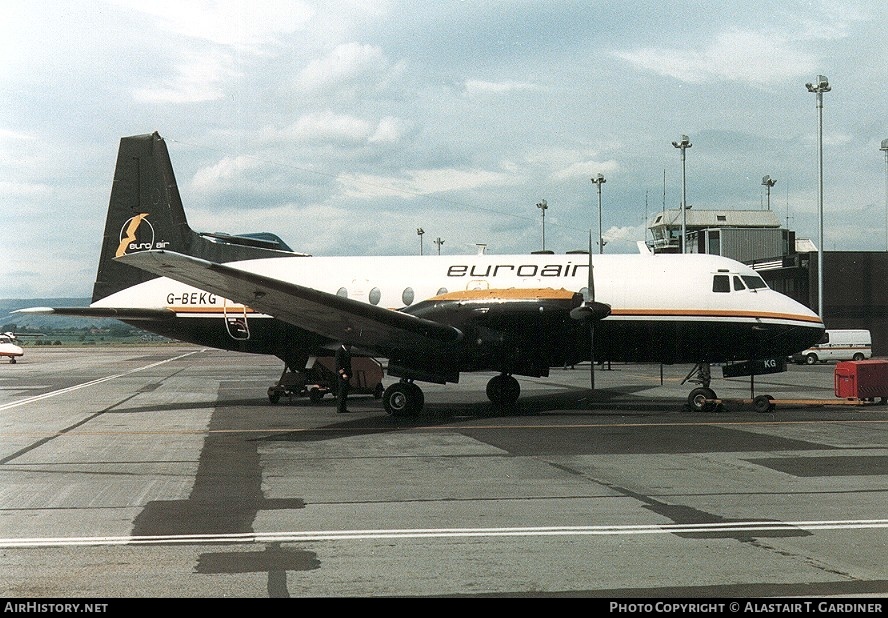 Aircraft Photo of G-BEKG | Hawker Siddeley HS-748 Srs1/105 | Euroair | AirHistory.net #99954