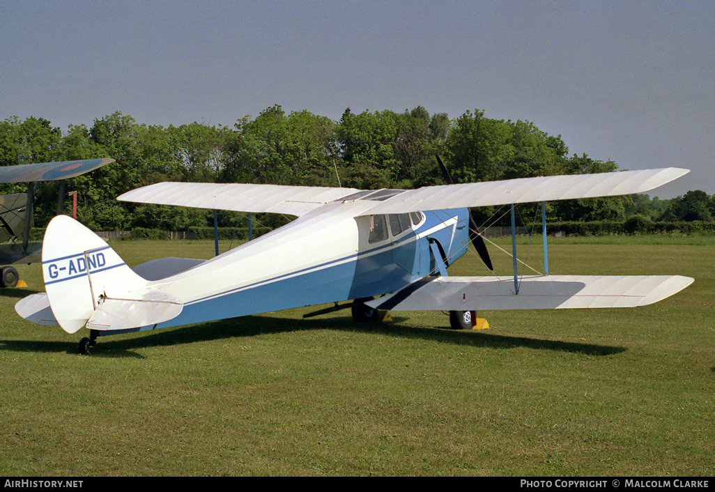 Aircraft Photo of G-ADND | De Havilland D.H. 87B Hornet Moth | AirHistory.net #99957