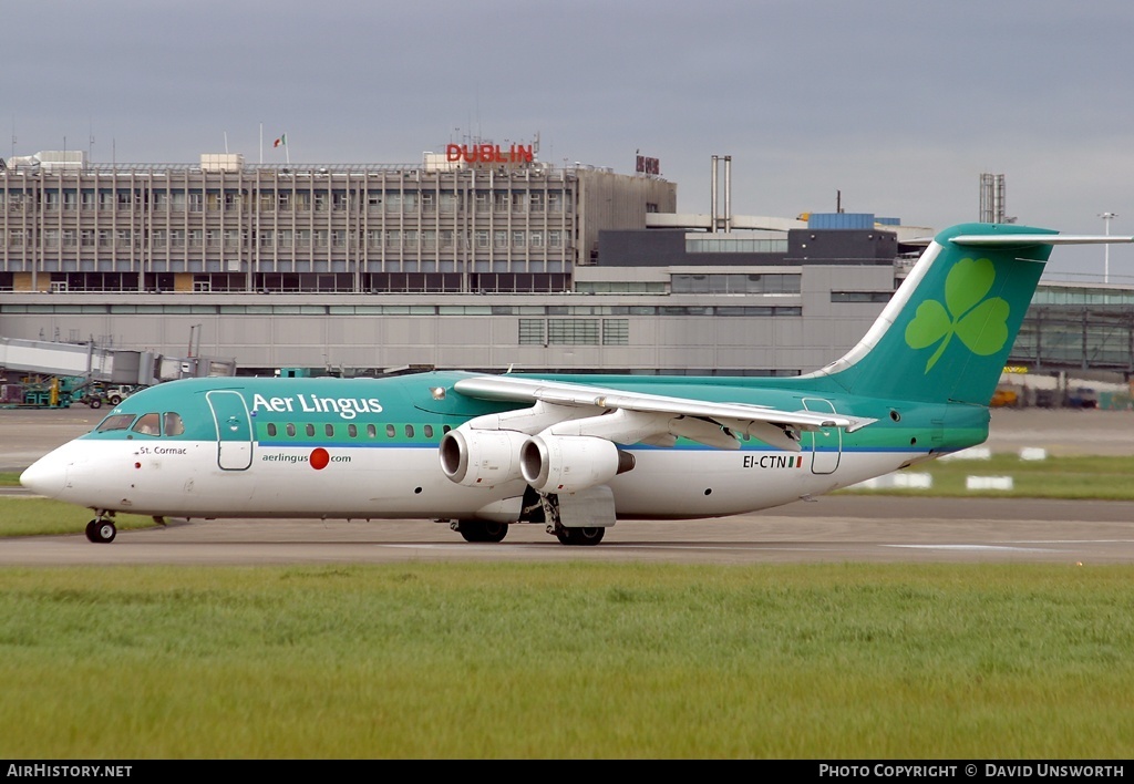 Aircraft Photo of EI-CTN | British Aerospace BAe-146-300 | Aer Lingus | AirHistory.net #99968