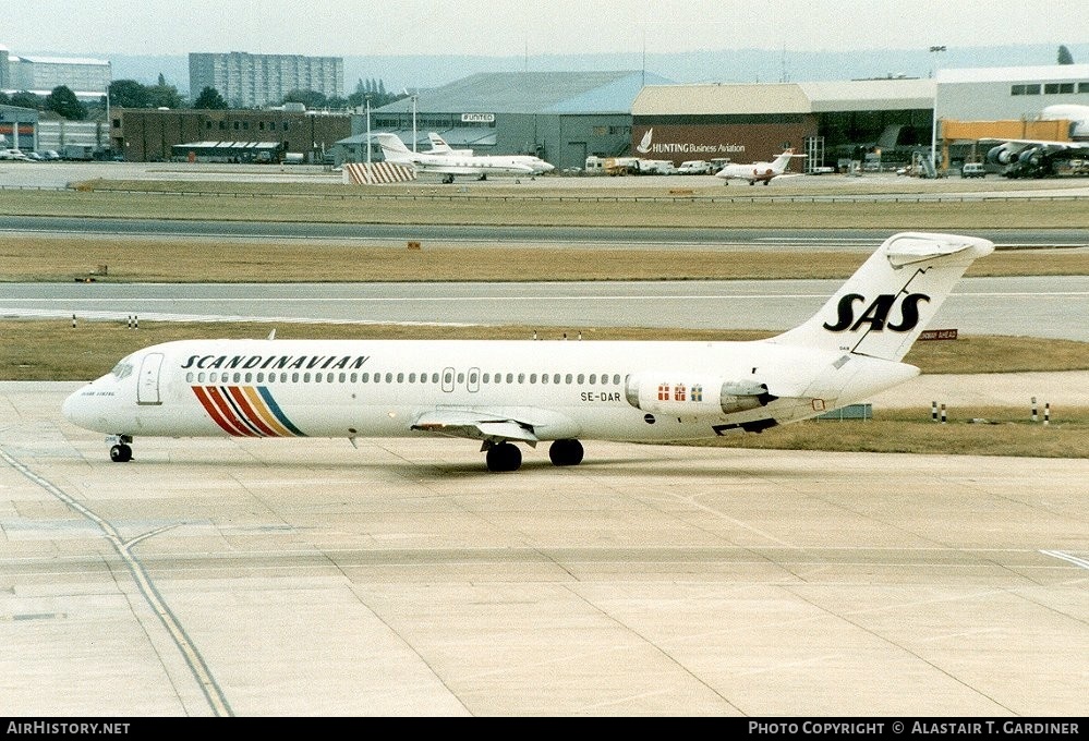 Aircraft Photo of SE-DAR | McDonnell Douglas DC-9-41 | Scandinavian Airlines - SAS | AirHistory.net #99971