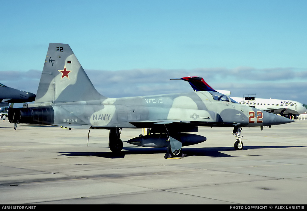 Aircraft Photo of 160794 | Northrop F-5E Tiger II | USA - Navy | AirHistory.net #99976