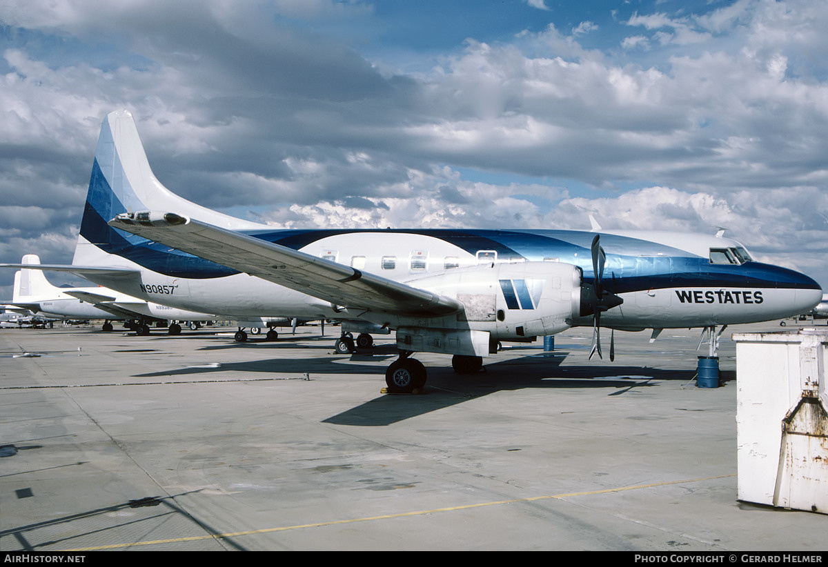 Aircraft Photo of N90857 | Convair 580 | Westates Airlines | AirHistory.net #100024