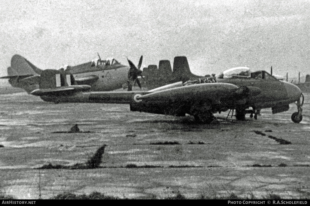 Aircraft Photo of WR539 | De Havilland D.H. 112 Venom FB4 | UK - Air Force | AirHistory.net #100028