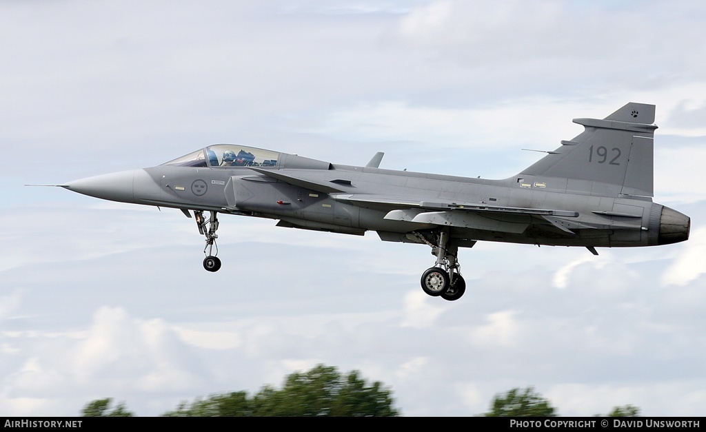 Aircraft Photo of 39192 | Saab JAS 39A Gripen | Sweden - Air Force | AirHistory.net #100030