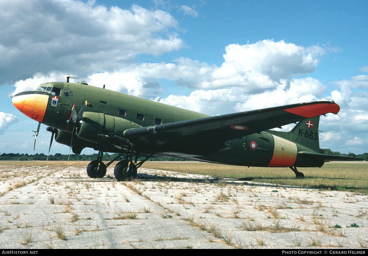 Aircraft Photo of K-683 | Douglas C-47A Skytrain | Denmark - Air Force | AirHistory.net #100031