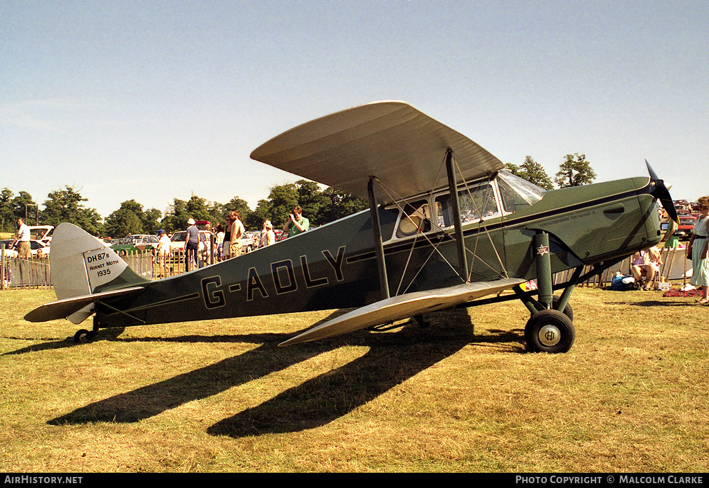 Aircraft Photo of G-ADLY | De Havilland D.H. 87B Hornet Moth | AirHistory.net #100040
