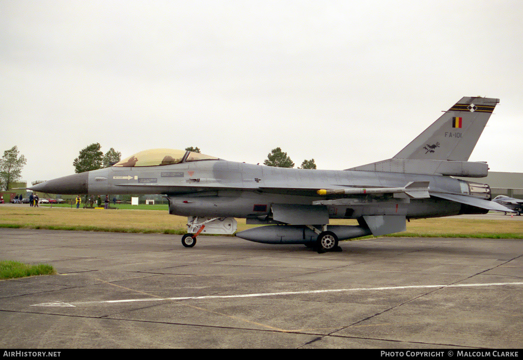 Aircraft Photo of FA-101 | General Dynamics F-16A Fighting Falcon | Belgium - Air Force | AirHistory.net #100048