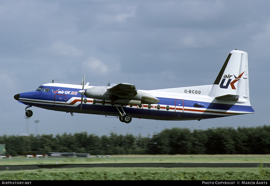 Aircraft Photo of G-BCDO | Fokker F27-200 Friendship | Air UK | AirHistory.net #100061