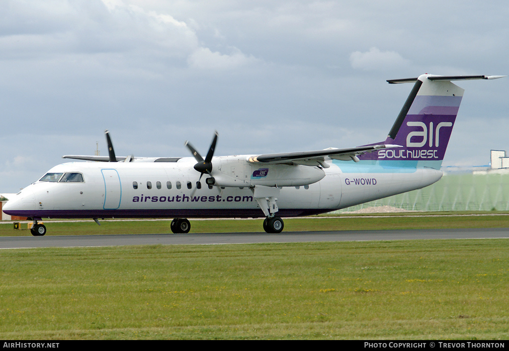 Aircraft Photo of G-WOWD | De Havilland Canada DHC-8-311 Dash 8 | Air Southwest | AirHistory.net #100065