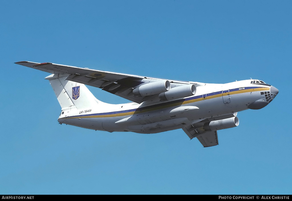 Aircraft Photo of UR-76415 | Ilyushin Il-78 | Ukraine - Air Force | AirHistory.net #100074