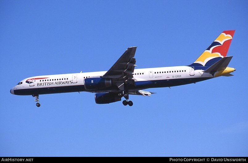 Aircraft Photo of G-CPER | Boeing 757-236 | British Airways | AirHistory.net #100075