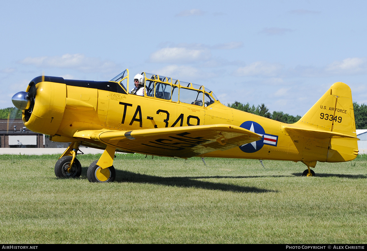 Aircraft Photo of N6G / 93349 | North American T-6G Texan | USA - Air Force | AirHistory.net #100076