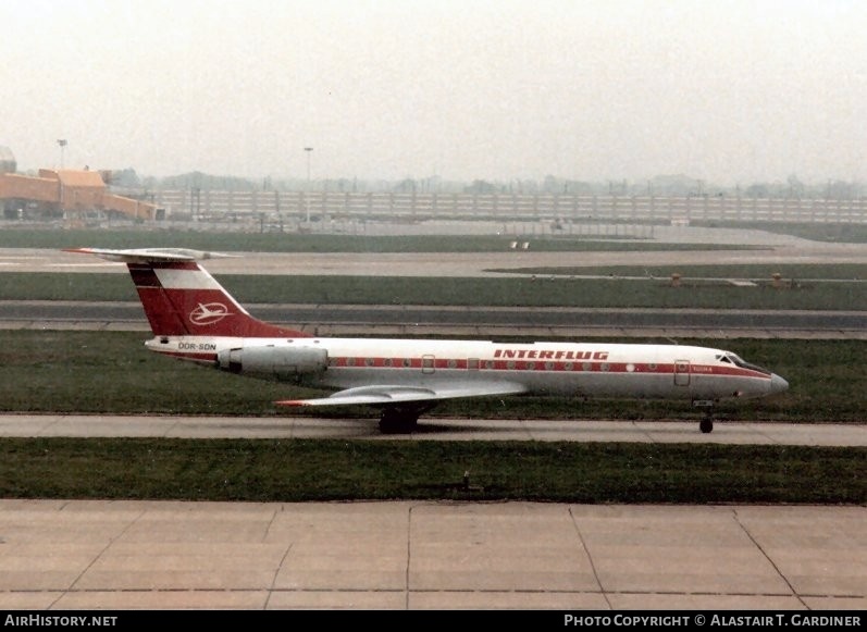 Aircraft Photo of DDR-SDN | Tupolev Tu-134A | Interflug | AirHistory.net #100078