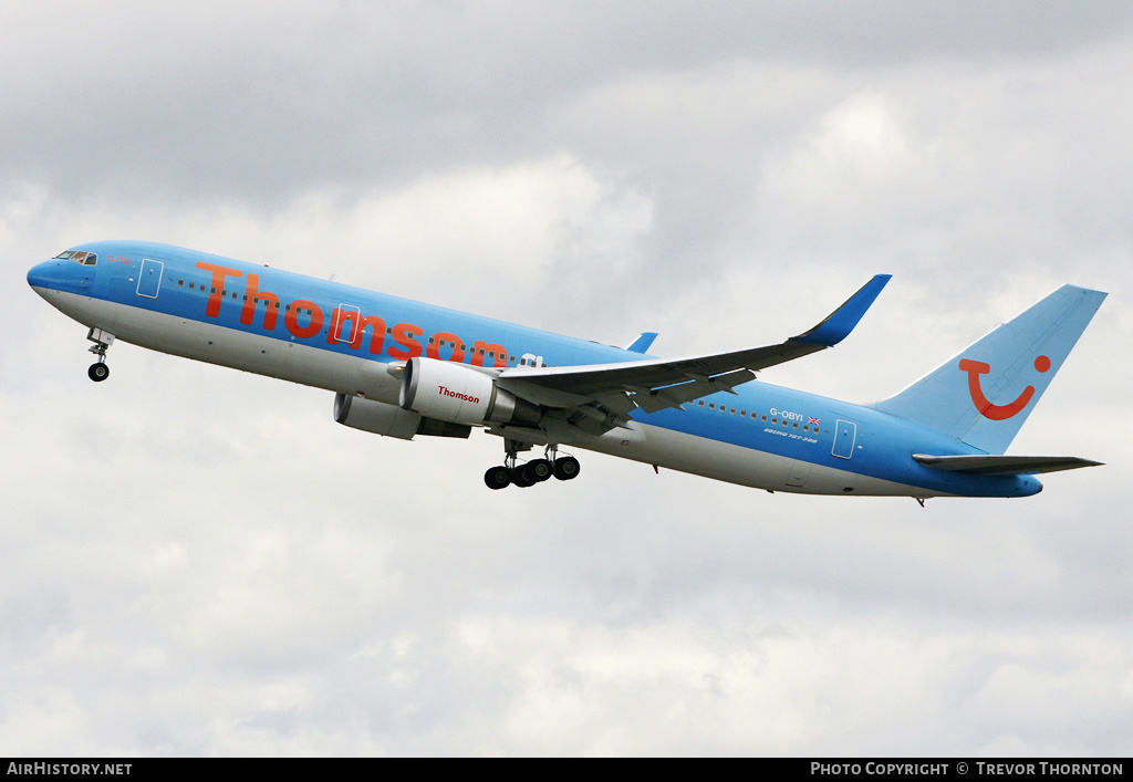 Aircraft Photo of G-OBYI | Boeing 767-304/ER | Thomsonfly | AirHistory.net #100085