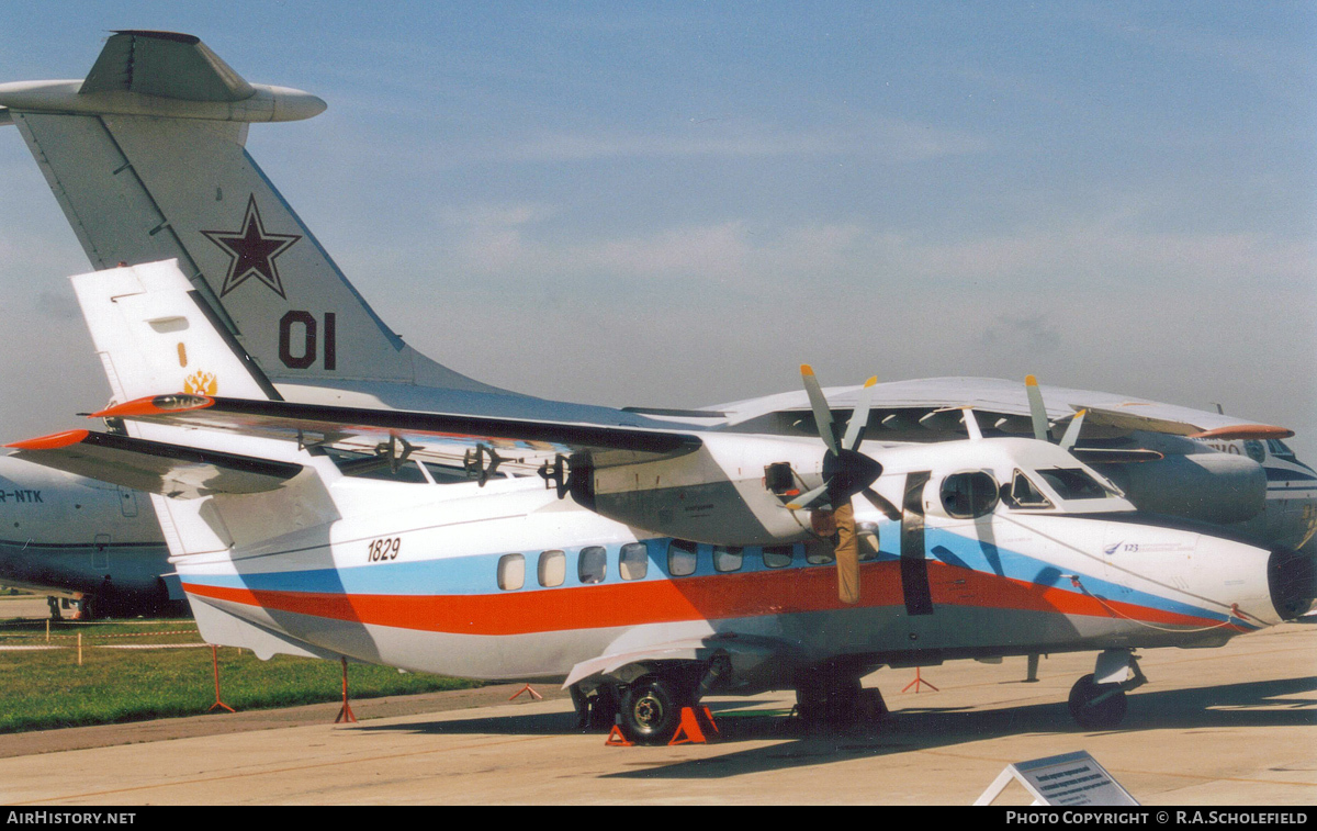 Aircraft Photo of 1829 | Let L-410UVP-E3 Turbolet | Russia - Air Force | AirHistory.net #100089