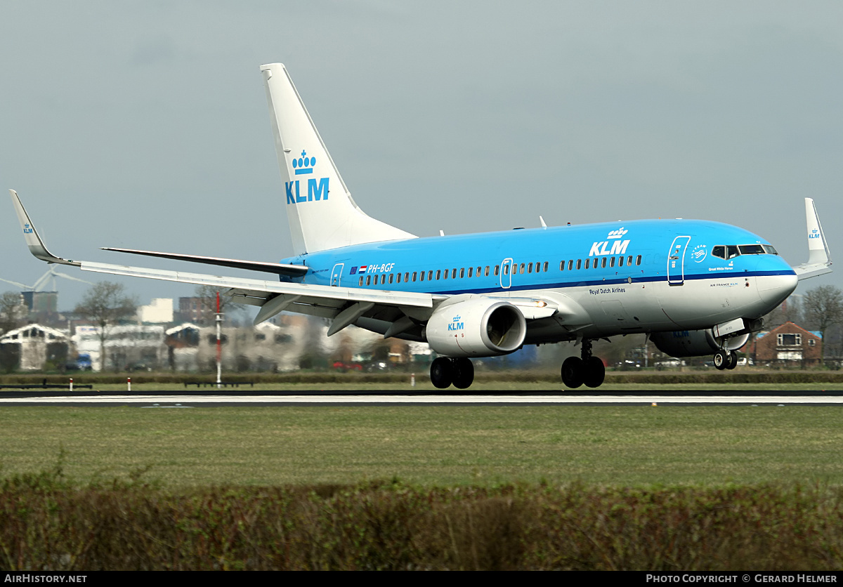 Aircraft Photo of PH-BGF | Boeing 737-7K2 | KLM - Royal Dutch Airlines | AirHistory.net #100109