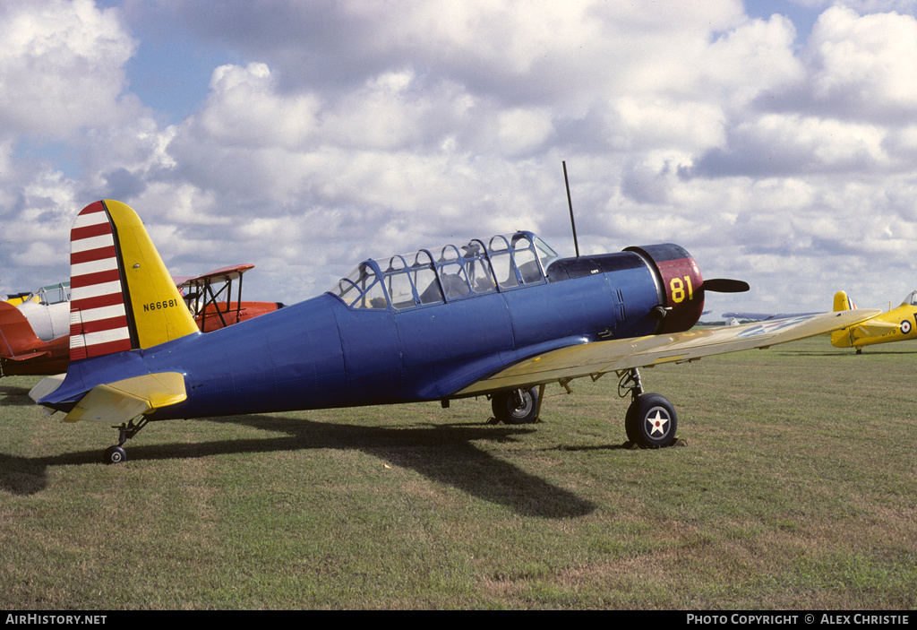 Aircraft Photo of N66681 | Vultee BT-15 Valiant | AirHistory.net #100125