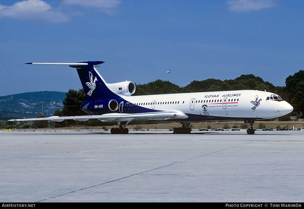 Aircraft Photo of OM-AAB | Tupolev Tu-154M | Slovak Airlines - Slovenské Aerolínie | AirHistory.net #100138