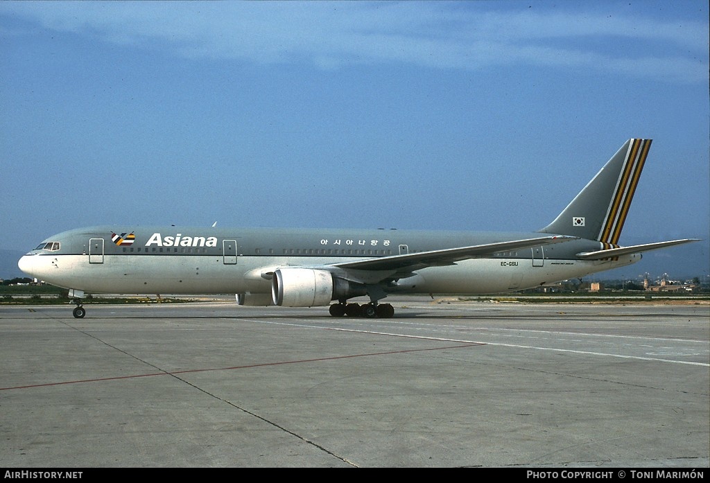Aircraft Photo of EC-GSU | Boeing 767-3Y0/ER | Asiana Airlines | AirHistory.net #100143