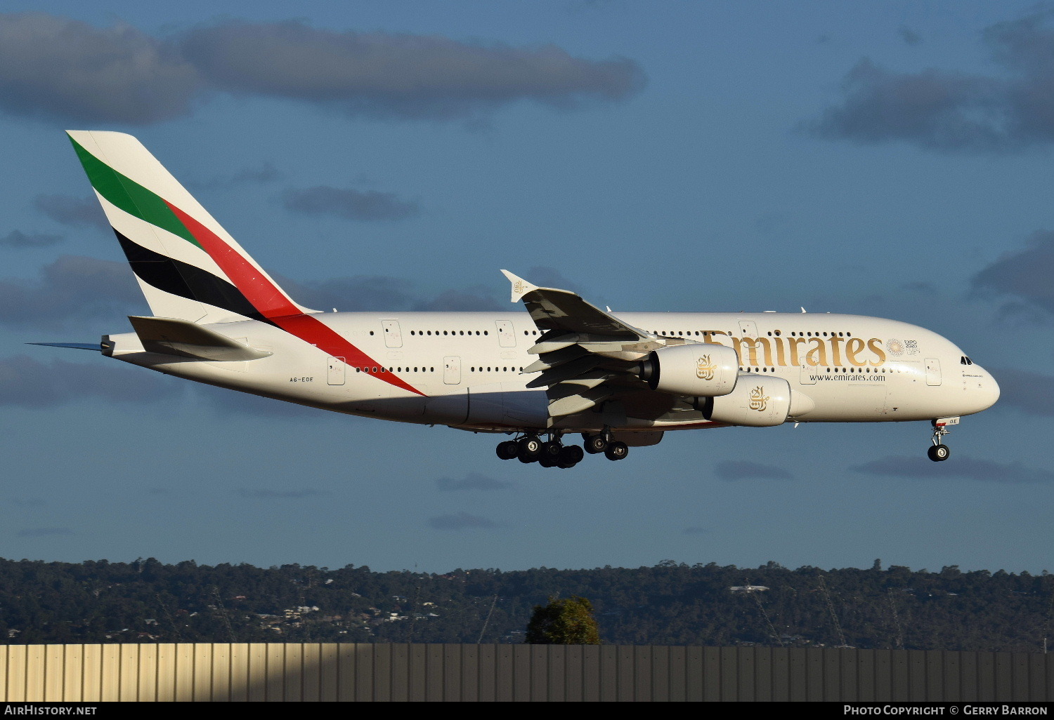 Aircraft Photo of A6-EOE | Airbus A380-861 | Emirates | AirHistory.net #100233