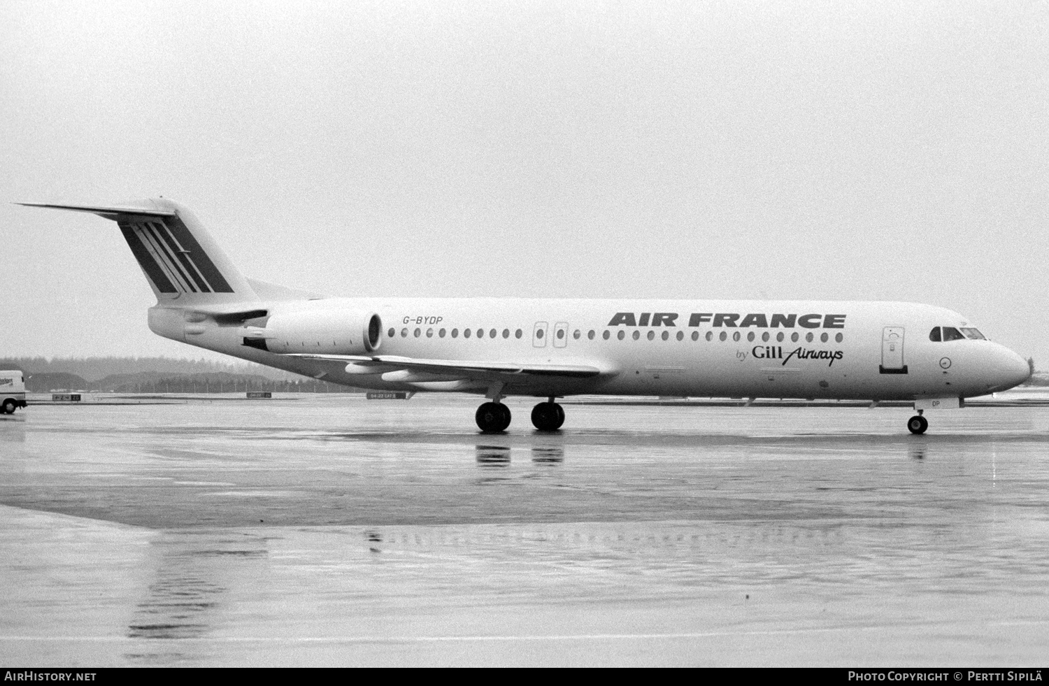 Aircraft Photo of G-BYDP | Fokker 100 (F28-0100) | Air France | AirHistory.net #100235