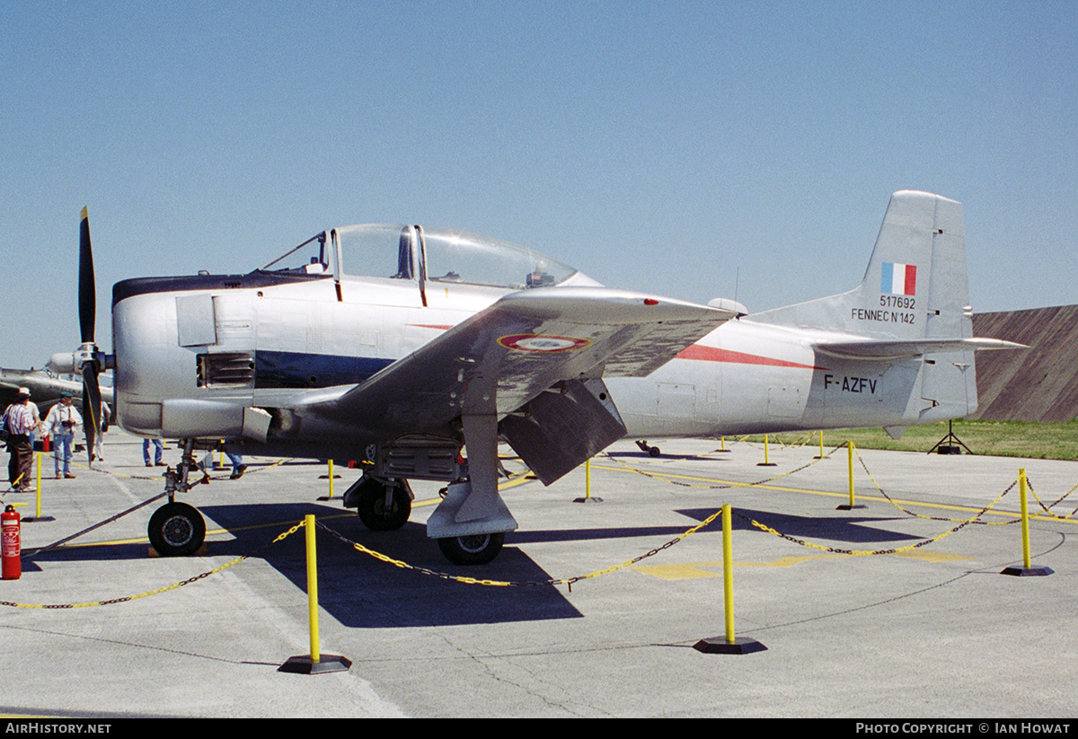 Aircraft Photo of F-AZFV / 517692 | North American T-28S Fennec | France - Air Force | AirHistory.net #100236