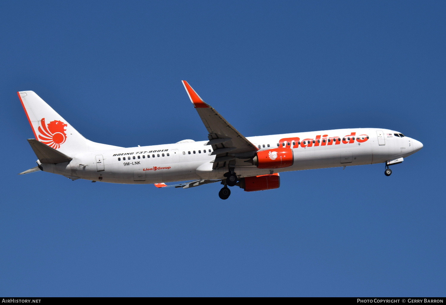 Aircraft Photo of 9M-LNK | Boeing 737-9GP/ER | Malindo Air | AirHistory.net #100241