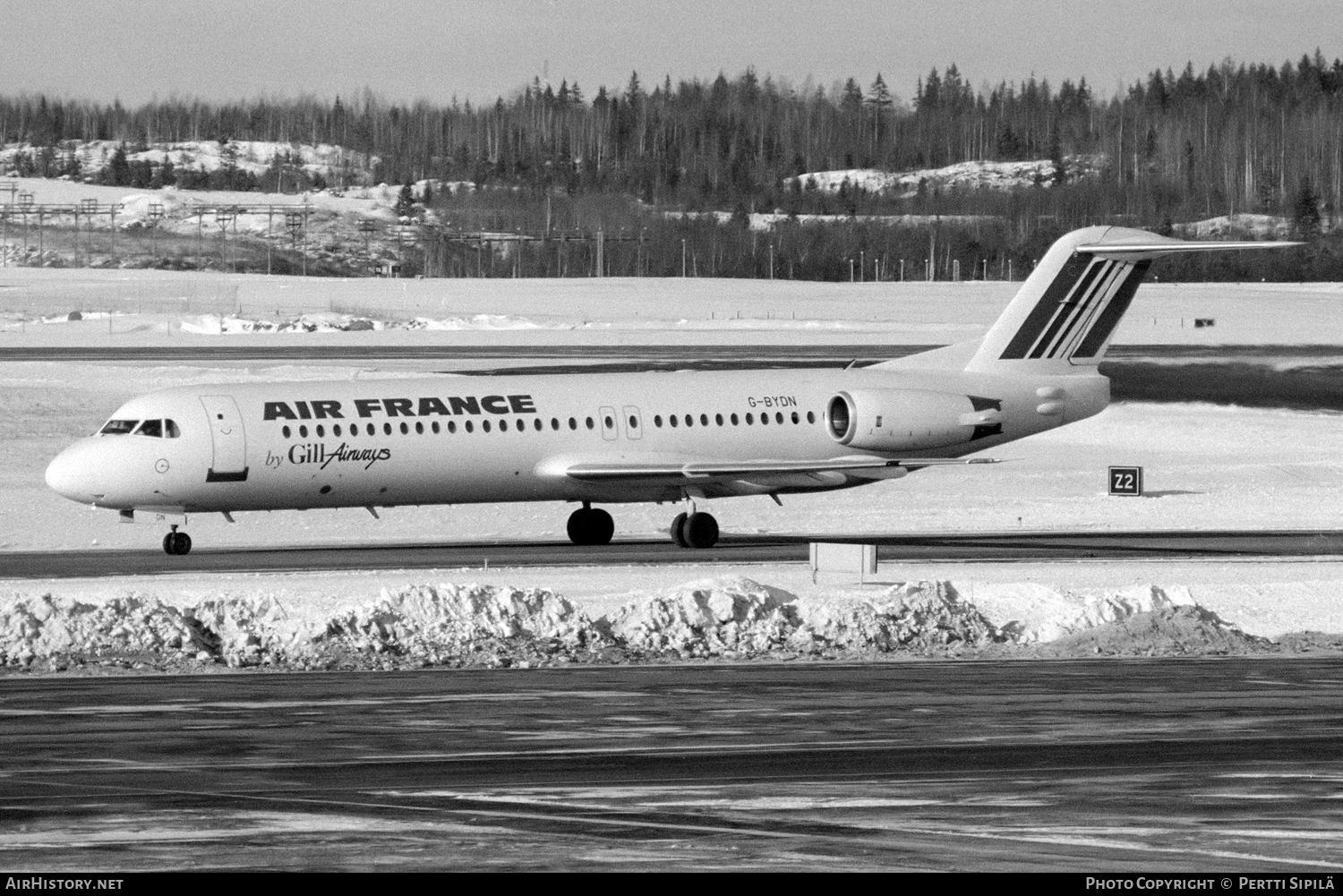 Aircraft Photo of G-BYDN | Fokker 100 (F28-0100) | Air France | AirHistory.net #100244