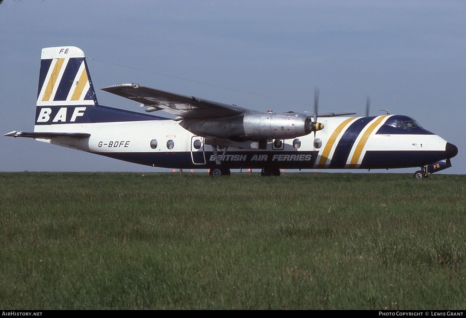 Aircraft Photo of G-BDFE | Handley Page HPR-7 Herald 206 | British Air Ferries - BAF | AirHistory.net #100263