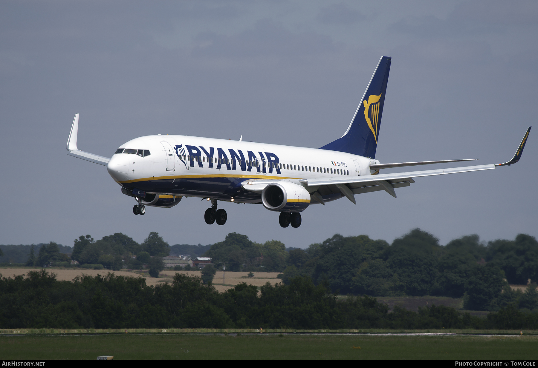 Aircraft Photo of EI-DWZ | Boeing 737-8AS | Ryanair | AirHistory.net #100294