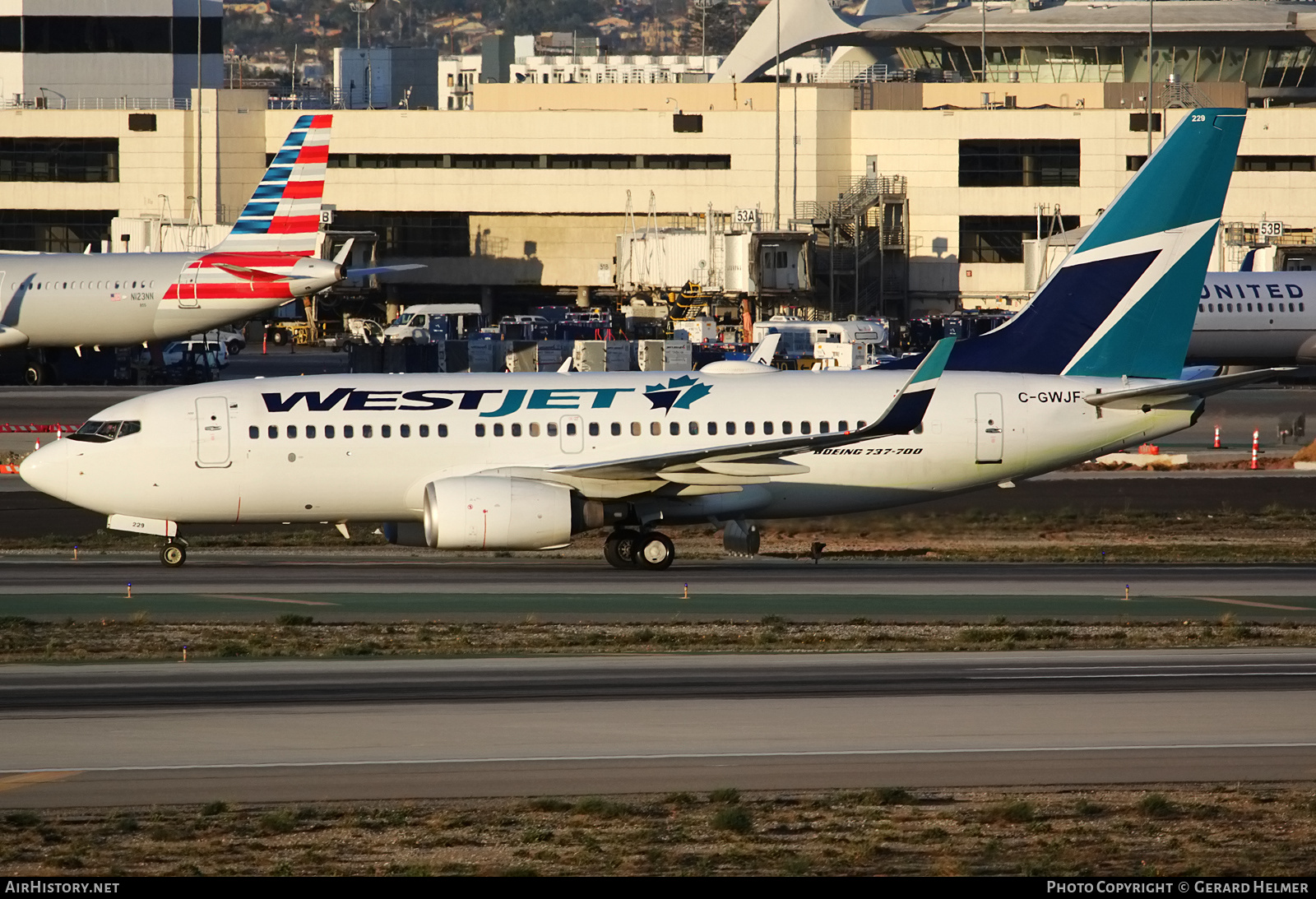 Aircraft Photo of C-GWJF | Boeing 737-7CT | WestJet | AirHistory.net #100331