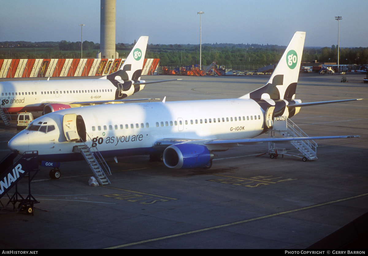 Aircraft Photo of G-IGOK | Boeing 737-36N | Go Fly | AirHistory.net #100337