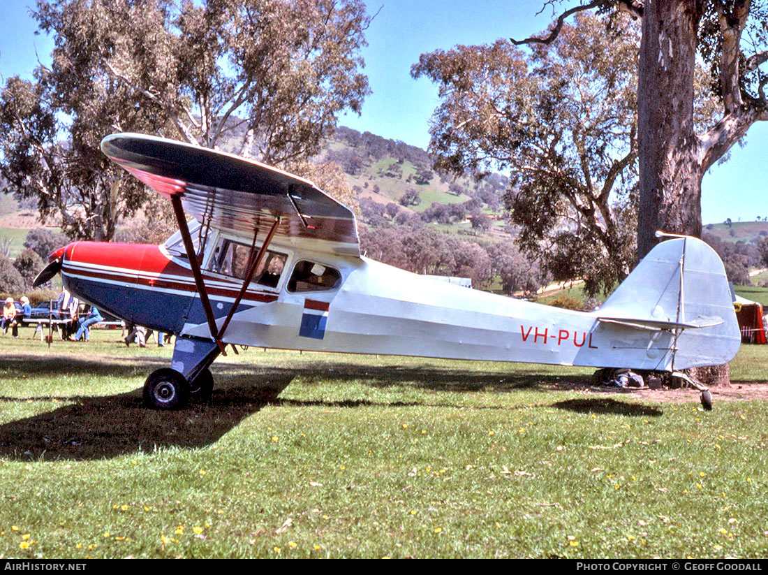 Aircraft Photo of VH-PUL | Auster J-2 Special | AirHistory.net #100410