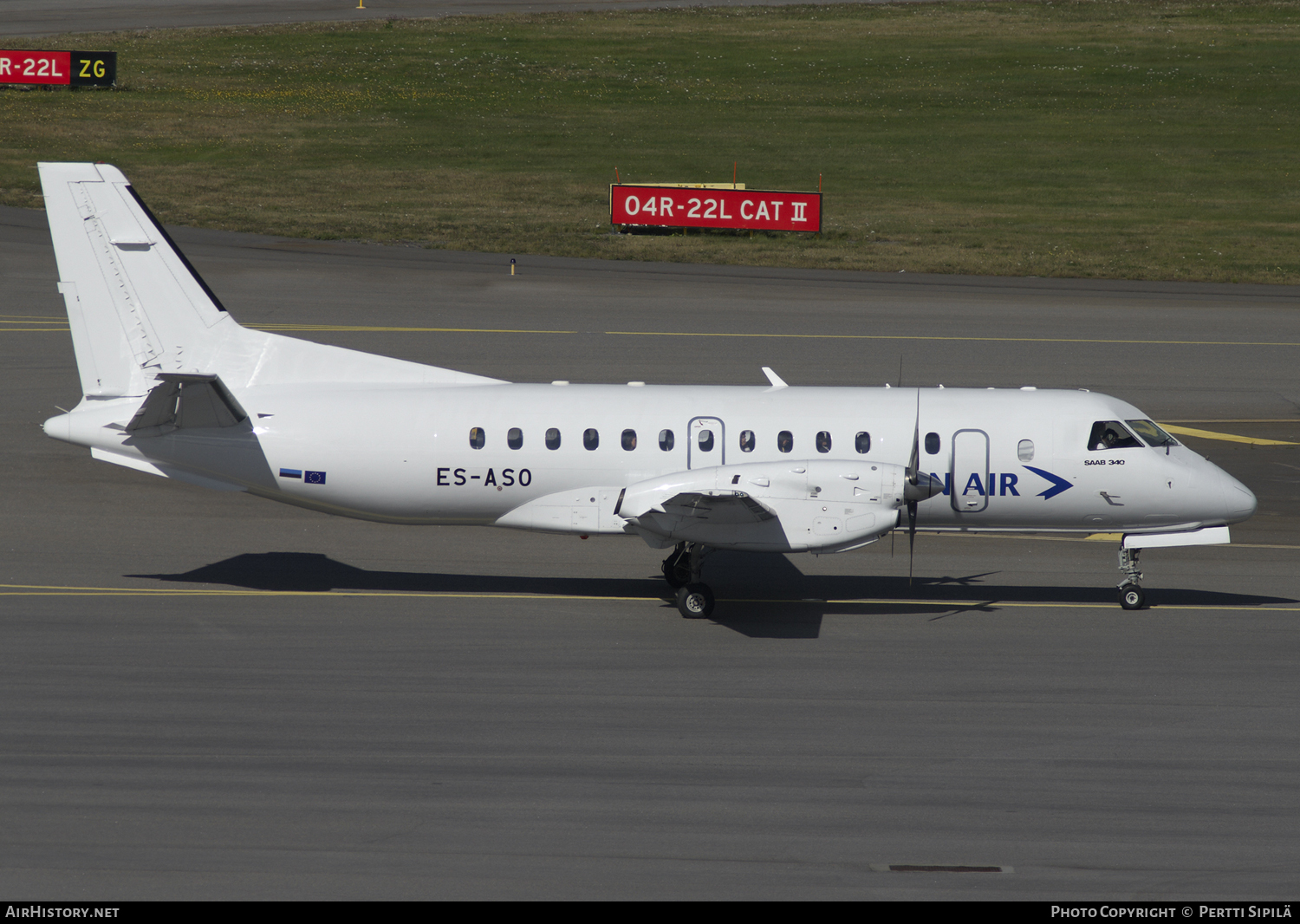 Aircraft Photo of ES-ASO | Saab 340B | Estonian Air | AirHistory.net #100445