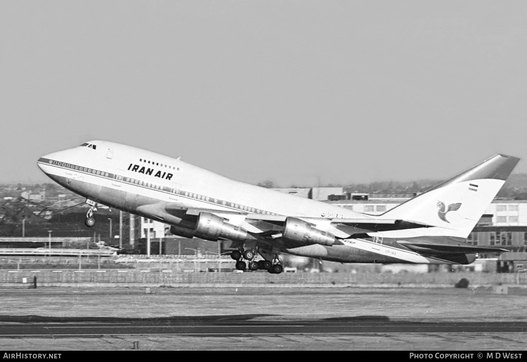 Aircraft Photo of EP-IAA | Boeing 747SP-86 | Iran Air | AirHistory.net #100467
