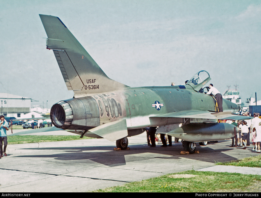 Aircraft Photo of 55-3614 / 0-53614 | North American F-100D Super Sabre | USA - Air Force | AirHistory.net #100491