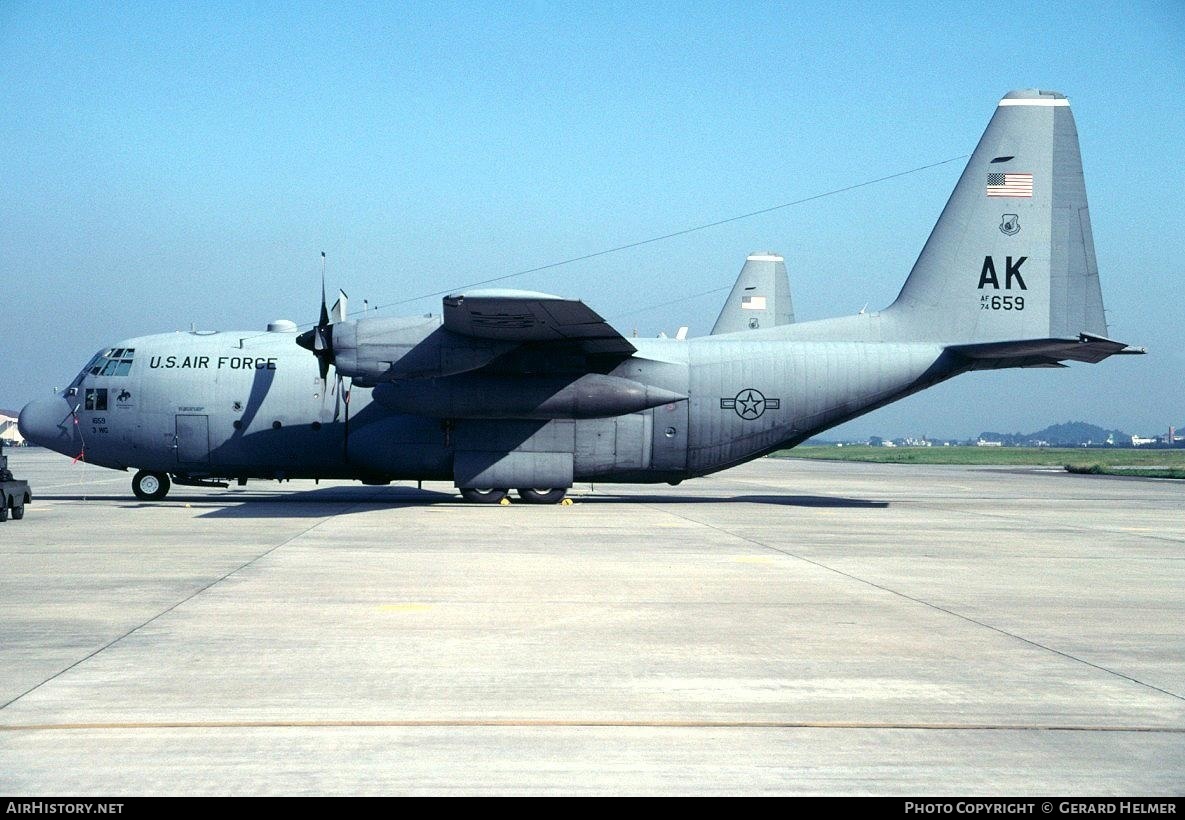 Aircraft Photo of 74-1659 / AF74-659 | Lockheed C-130H Hercules | USA - Air Force | AirHistory.net #100504