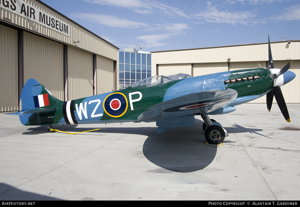 Aircraft Photo of N114BP / NX114BP | Supermarine 379 Spitfire FR14C | UK - Air Force | AirHistory.net #100550