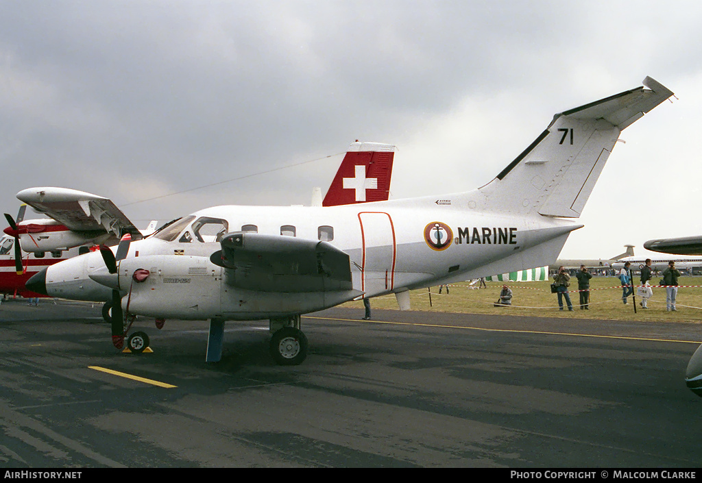 Aircraft Photo of 71 | Embraer EMB-121AN Xingu | France - Navy | AirHistory.net #100568