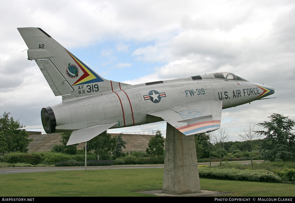 Aircraft Photo of AF63-319 | North American F-100D Super Sabre | USA - Air Force | AirHistory.net #100569