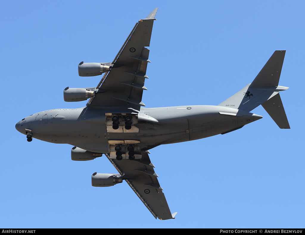 Aircraft Photo of A41-206 | Boeing C-17A Globemaster III | Australia - Air Force | AirHistory.net #100578