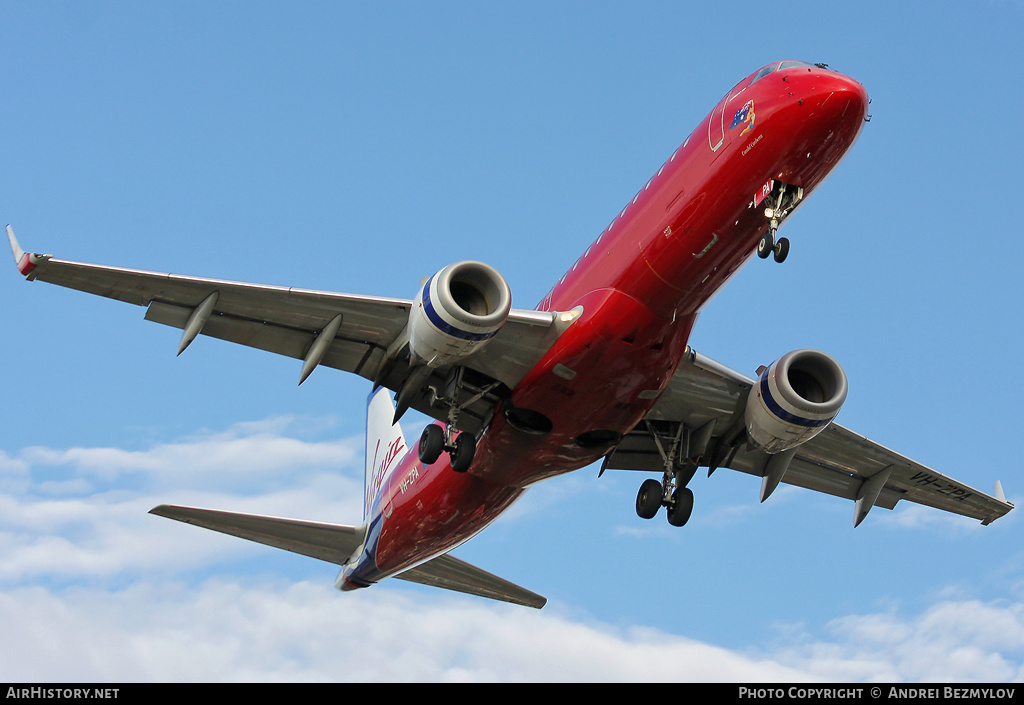 Aircraft Photo of VH-ZPA | Embraer 190AR (ERJ-190-100IGW) | Virgin Blue Airlines | AirHistory.net #100590