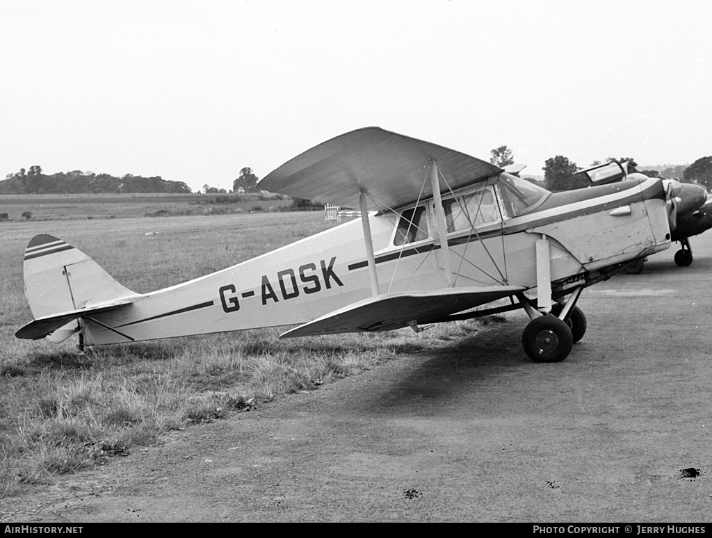 Aircraft Photo of G-ADSK | De Havilland D.H. 87B Hornet Moth | AirHistory.net #100627