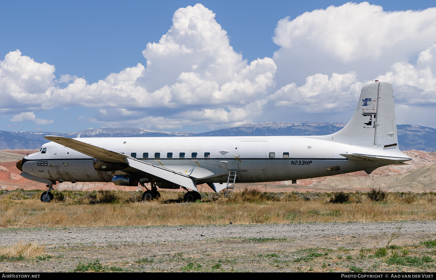 Aircraft Photo of N233HP | Douglas C-118A Liftmaster (DC-6A) | Hawkins & Powers Aviation | AirHistory.net #100628