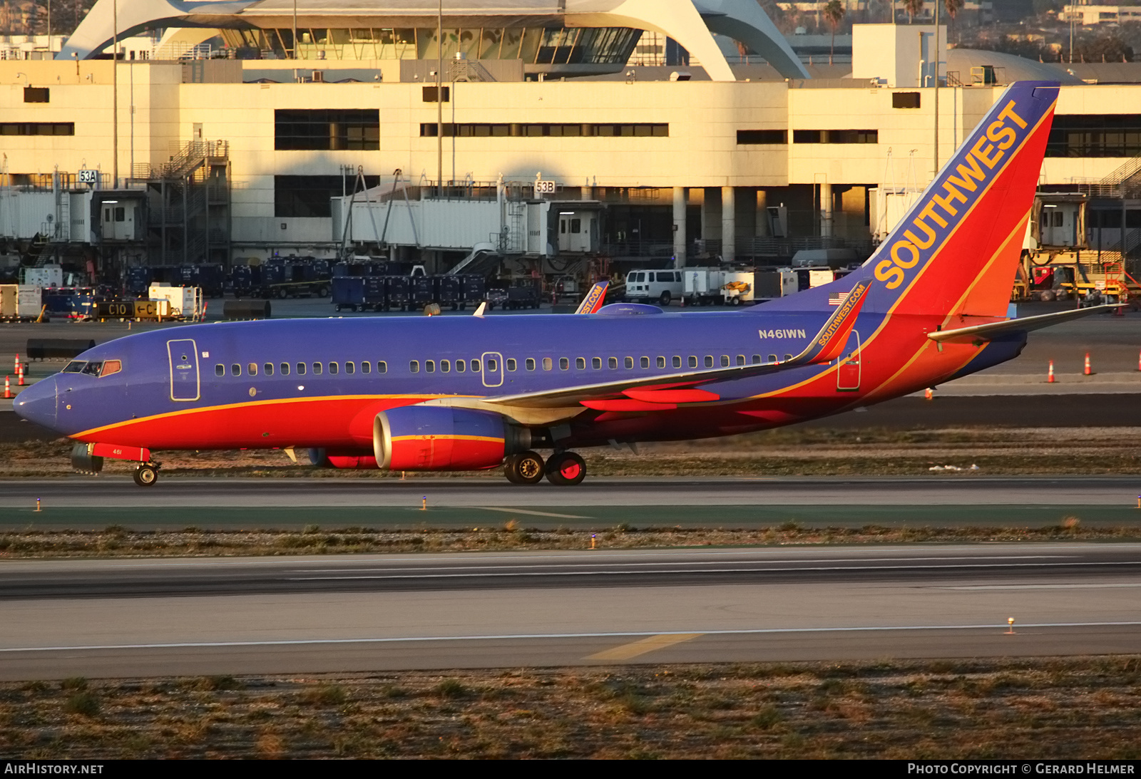 Aircraft Photo of N461WN | Boeing 737-7H4 | Southwest Airlines | AirHistory.net #100638