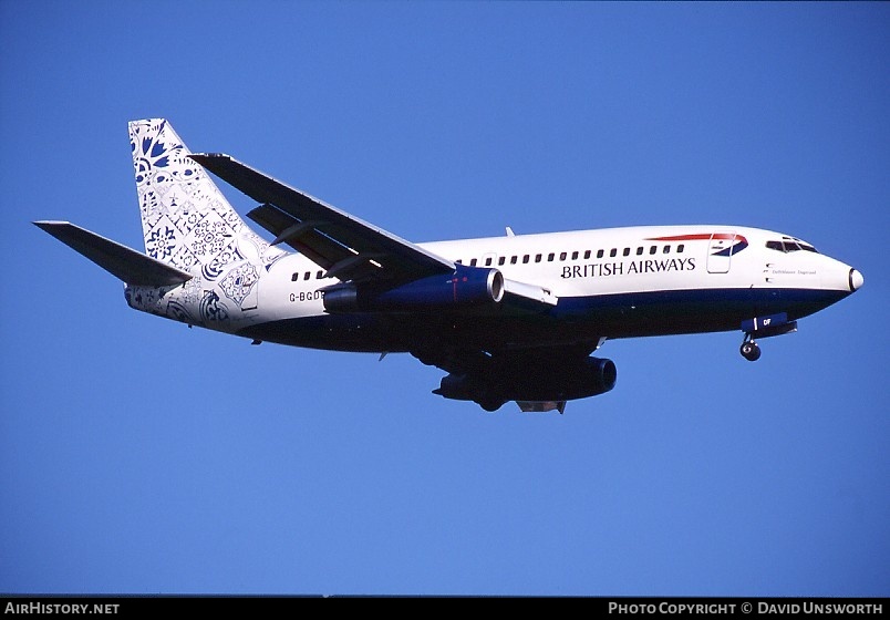 Aircraft Photo of G-BGDF | Boeing 737-236/Adv | British Airways | AirHistory.net #100652