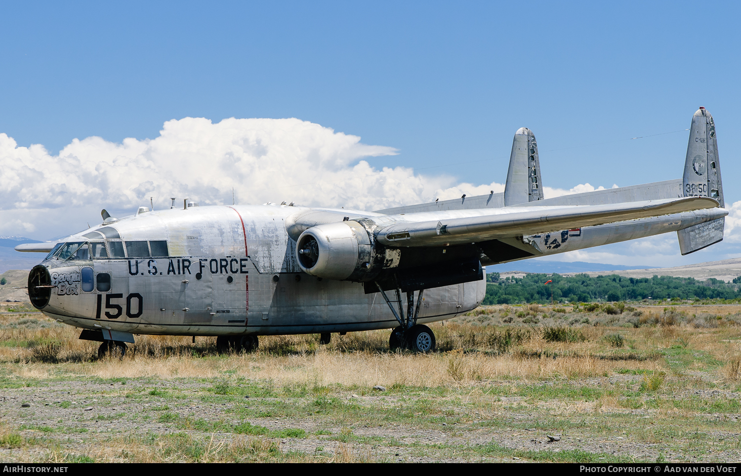 Aircraft Photo of N37636 / 38150 | Fairchild C-119L Flying Boxcar | USA - Air Force | AirHistory.net #100681