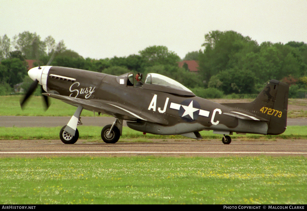 Aircraft Photo of G-SUSY / 472773 | North American P-51D Mustang | USA - Air Force | AirHistory.net #100705