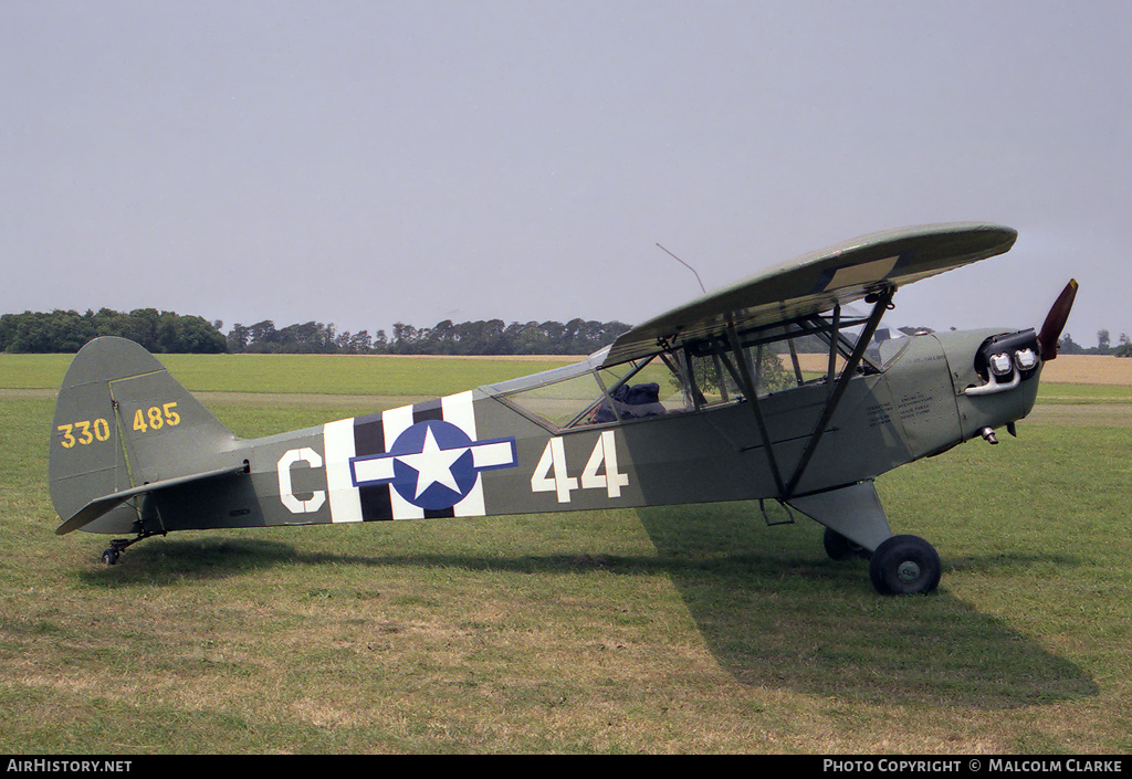 Aircraft Photo of G-AJES / 330485 | Piper L-4H Grasshopper (J-3C-65D) | USA - Air Force | AirHistory.net #100710