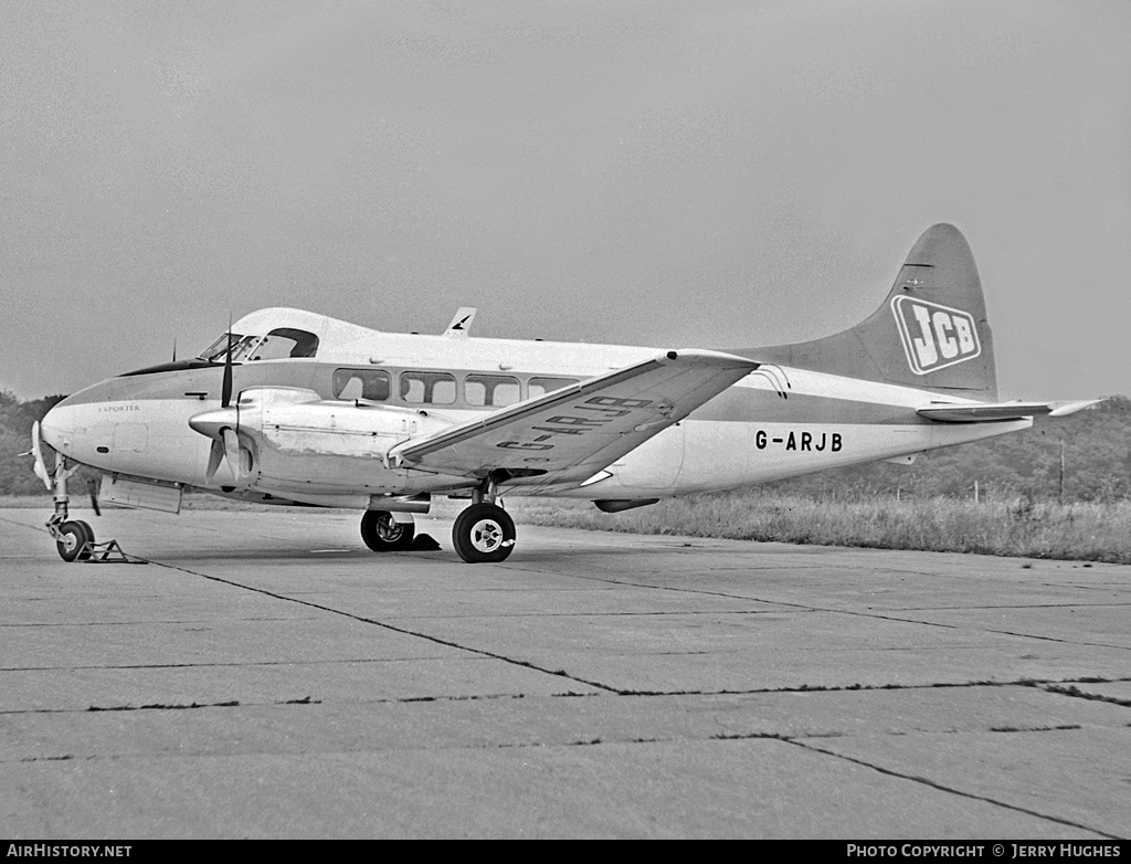 Aircraft Photo of G-ARJB | De Havilland D.H. 104 Dove 8 | JCB - J.C. Bamford Excavators | AirHistory.net #100723